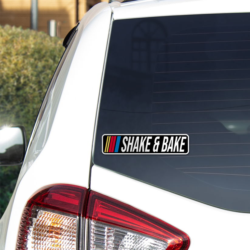 Shake & Bake NASCAR Bumper – Grid Sticker