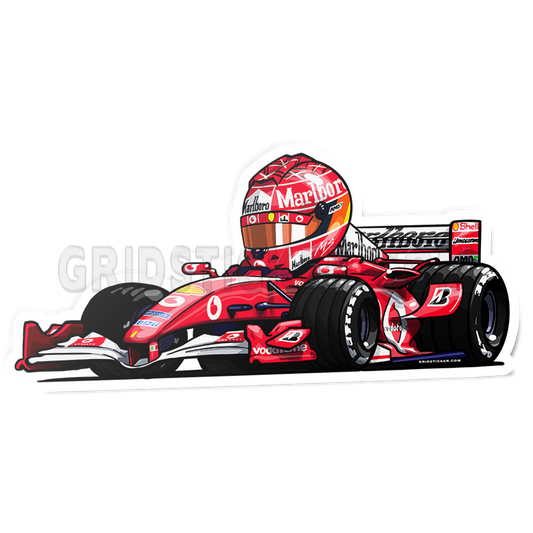 Michael Schumacher Ferrari 2004 Legend