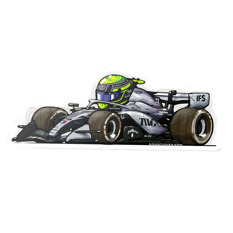 F1 Full Grid 3/4 Profile Sticker Bundle