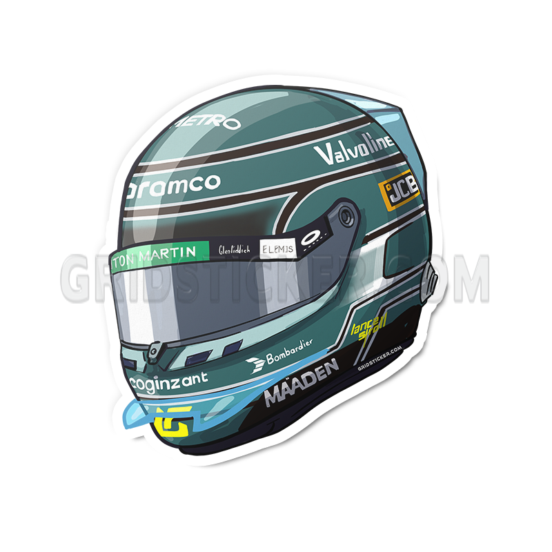 F1 Helmet Sticker Bundle