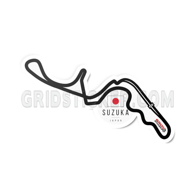 F1 Circuit Suzuka Japan Grid Sticker f1-circuit-suzuka-japan-grid-sticker