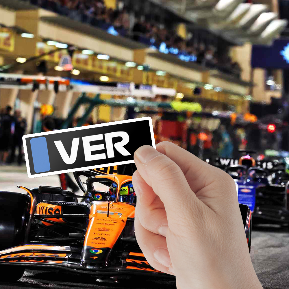 F1 Driver Tag Red Bull Racing Max Verstappen