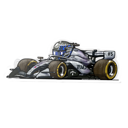F1 Full Grid 3/4 Profile Sticker Bundle