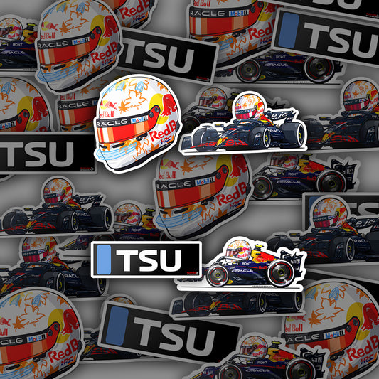 Yuki Tsunoda 22 Red Bull Racing Bundle 4